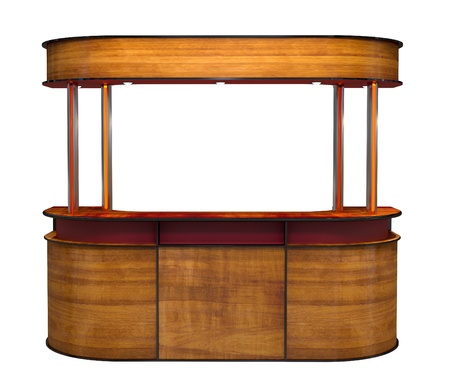 wooden bar counterの写真素材