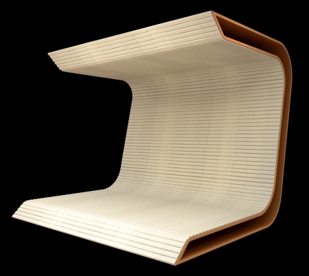 wooden design elementの写真素材