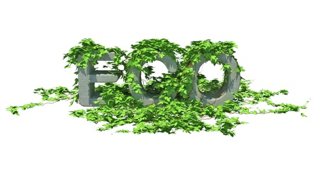 conceptual illustration on environmental issues, high resolution 3d renderの写真素材