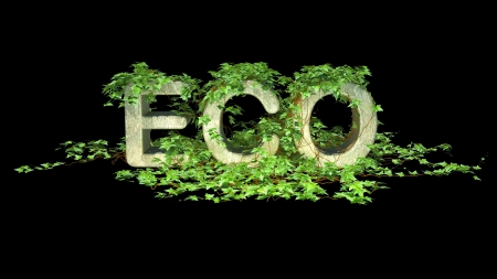 conceptual illustration on environmental issues, high resolution 3d renderの写真素材