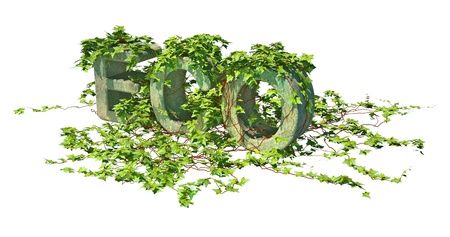 conceptual illustration on environmental issues, high resolution 3d renderの写真素材