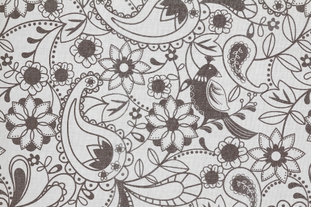 tapestry textile pattern with floral ornamentの写真素材