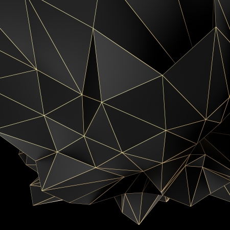 abstract background made of dynamic triangular shapesの写真素材