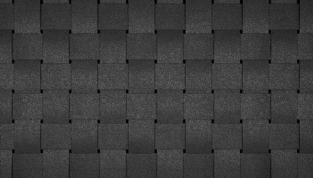 black bumpy texture made of braided ribbonsの写真素材