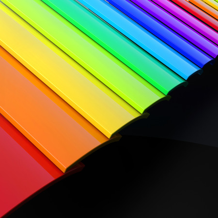 color samples for industrial design and injection moulding processの写真素材