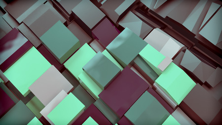 abstract geometrical background made of different blocks in stylish tints