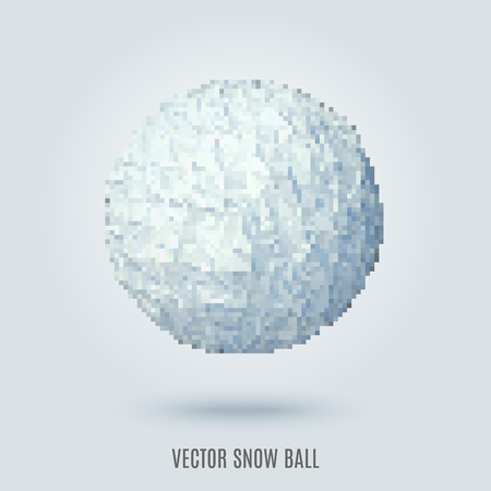 abstract vector white sphere made of tiny particlesのイラスト素材