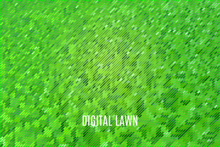 abstract vector background with stylized green fieldのイラスト素材