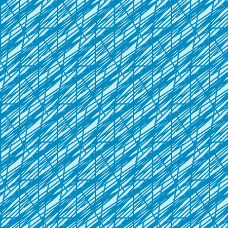 abstract seamless hand drawn doodle-style pattern, good for textile printingのイラスト素材