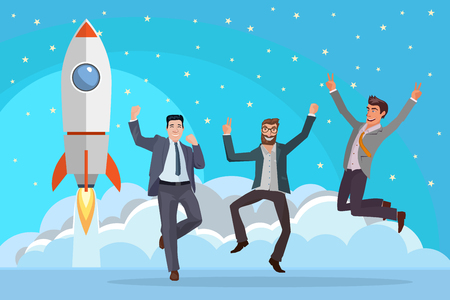 business start conceptのイラスト素材