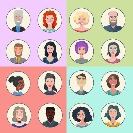 business characters collectionのイラスト素材