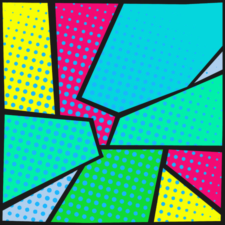 abstract pop-art backgroundのイラスト素材