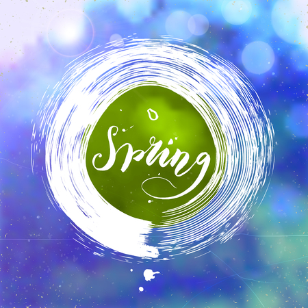 Spring greeting cardのイラスト素材