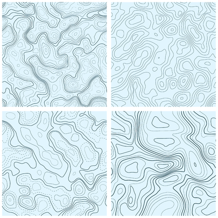 land topography patternsのイラスト素材