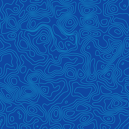 Abstract seamless pattern with topographic map design elementsのイラスト素材
