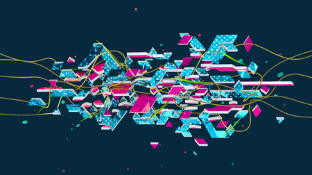digital background abstractionの写真素材