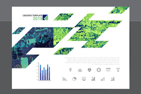 graphic design template Vector illustration.のイラスト素材