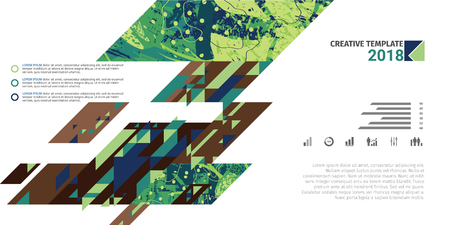 graphic design template Vector illustration.のイラスト素材