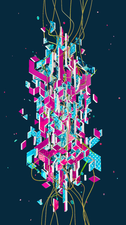 digital background abstractionの写真素材