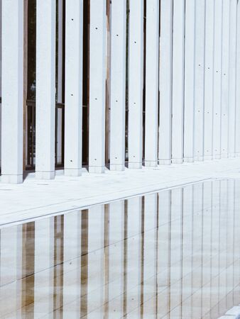 Architectural composition with modern building facade detailsの写真素材
