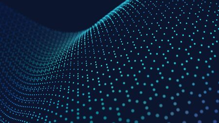 Abstract information cluster digital background for technology projectsの写真素材