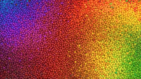 Abstract digital multicolored background with many small ballsの写真素材