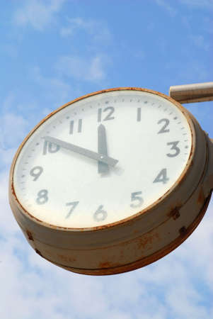 The clock on stationの写真素材