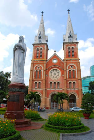 cathedral in Ho Chi Minh Cityの写真素材
