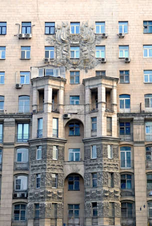 the old building in Moscow, Russiaの写真素材