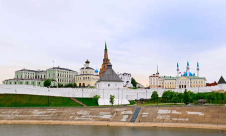 the general view of Kazan Kremlin, Russiaの写真素材