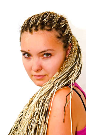 portrait of young attractive woman