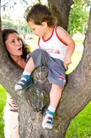 mother with childの写真素材