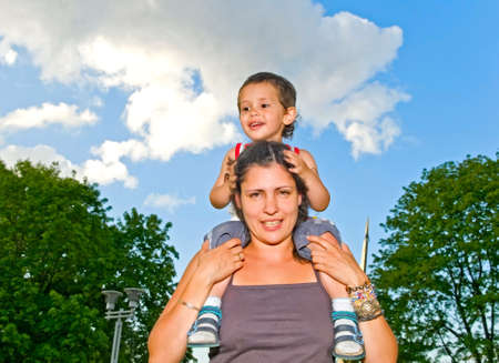 mother with child