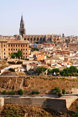the view of Toledo, Spainの写真素材