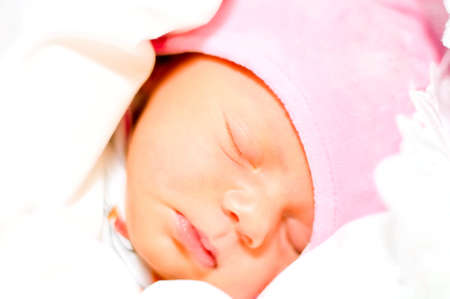 sleeping babyの写真素材