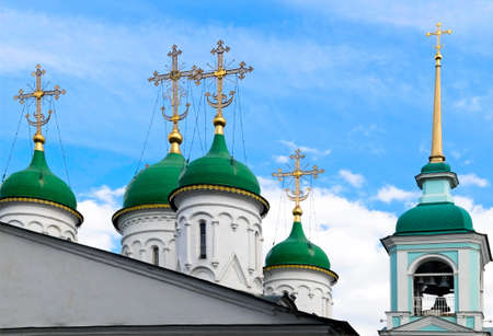 the church of Life-giving Trinity in historical center of Moscow 