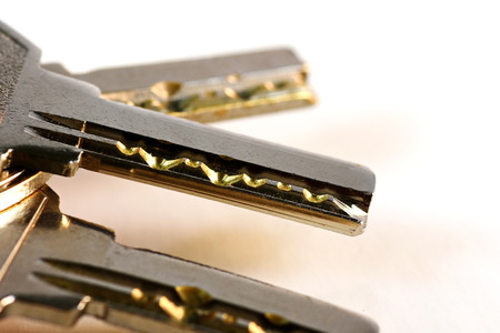 Close up keys and lock Cylinder