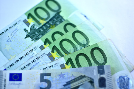 Different Close up EURO Bank note and currencyの写真素材