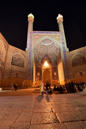 Naqsh-e Jahan Square Bazaar,Esfahan, Iranのeditorial素材