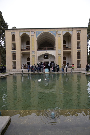 Fin, Kashan, Esfahan, Iran, March 23, 2017, is a historical Persian garden. It contains Kashan's Fin Bath, where Amir Kabir, the Qajarid chancellor, was murdered by an assassin sent by King Nasereddin Shah in 1852.のeditorial素材