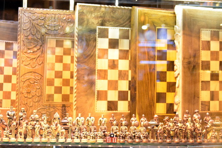 Handicraft made in Esfahan, Isfahan Grand Bazaar, Naqsh-e Jahan Square, esfahan, Iranのeditorial素材