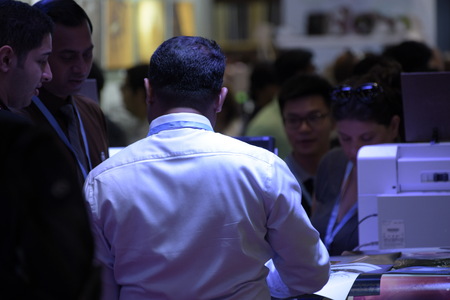 May 5, 2017, Dubai, United Arab Emirates. Photography Live exhibition 4-6 May,2017 in Festival Arena, Dubai Festival City participated by leading camera & accessories brandsのeditorial素材