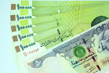 Close up Banknote and Currency Bills and Coinsの写真素材