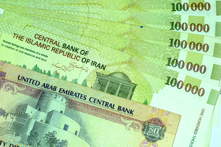 Close up Banknote and Currency Bills and Coinsの写真素材