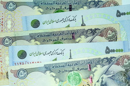 Close up Banknote and Currency Bills and Coins