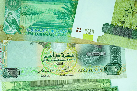Close up Banknote and Currency Bills and Coins