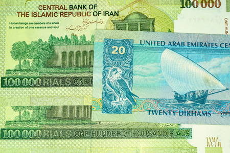 Close up Banknote and Currency Bills and Coins