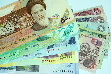 Close up Banknote and Currency Bills and Coinsの写真素材