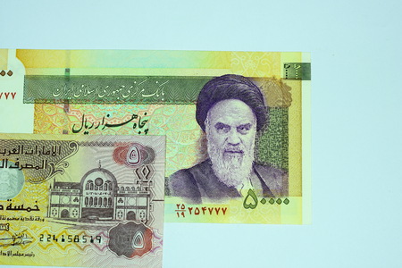 Close up Banknote and Currency Bills and Coinsの写真素材