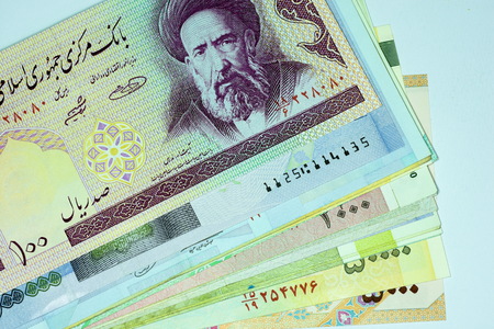 Close up Banknote and Currency Bills and Coinsの写真素材